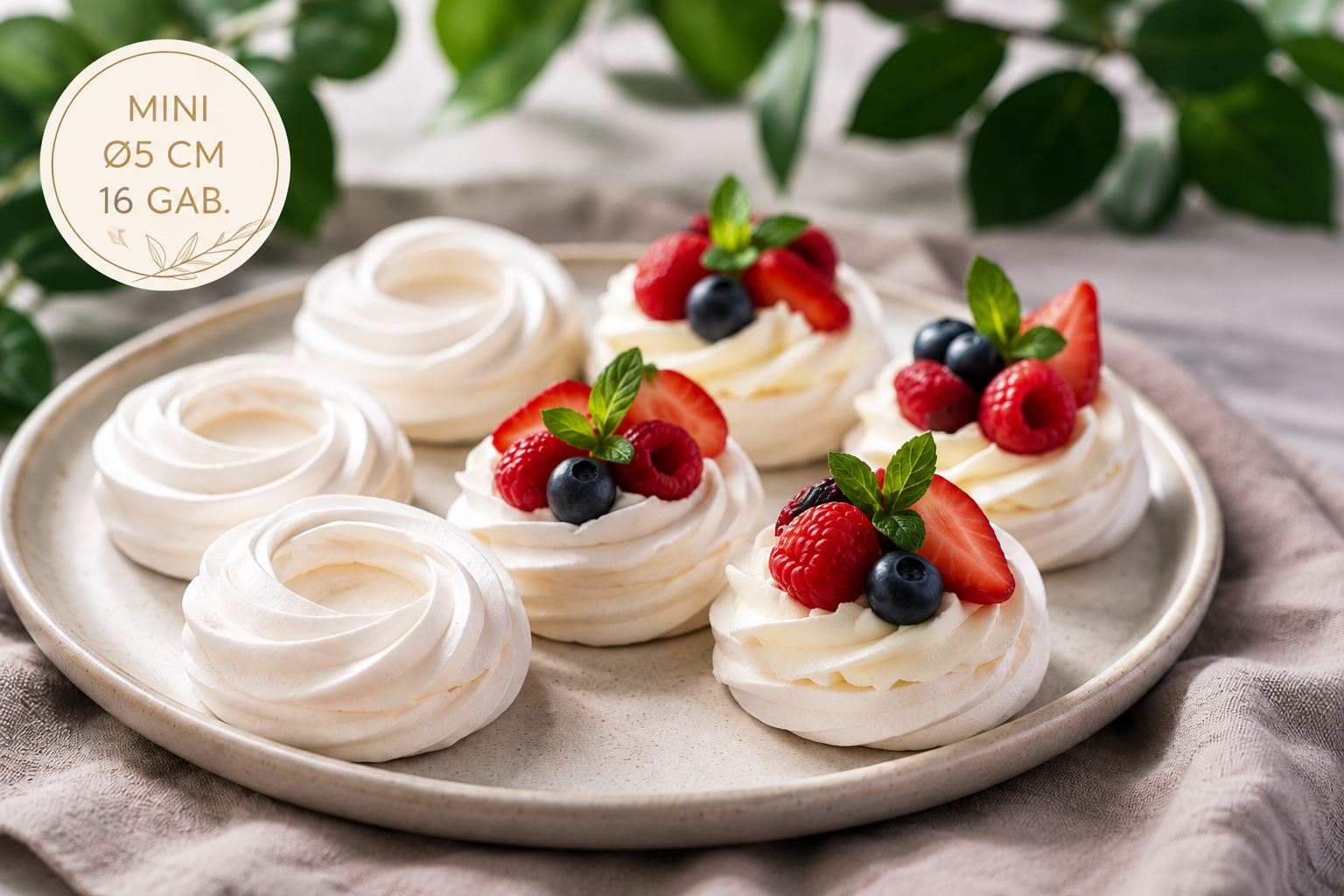 MINI PAVLOVAS PAMATNES Ø5 CM – 16 GAB. - Image 3